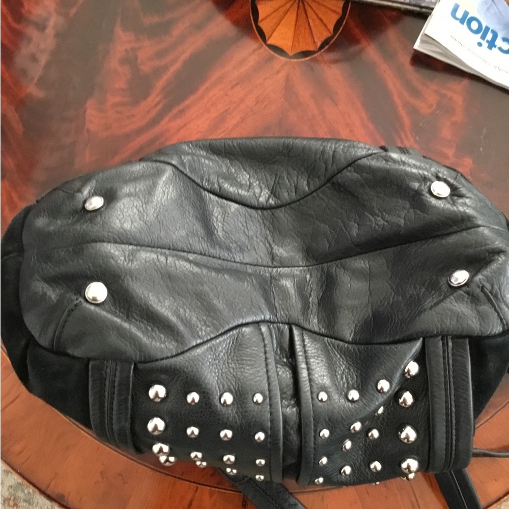 B. Makowsky Shoulder Black Soft Leather Bag $300 - Picture 11 of 13